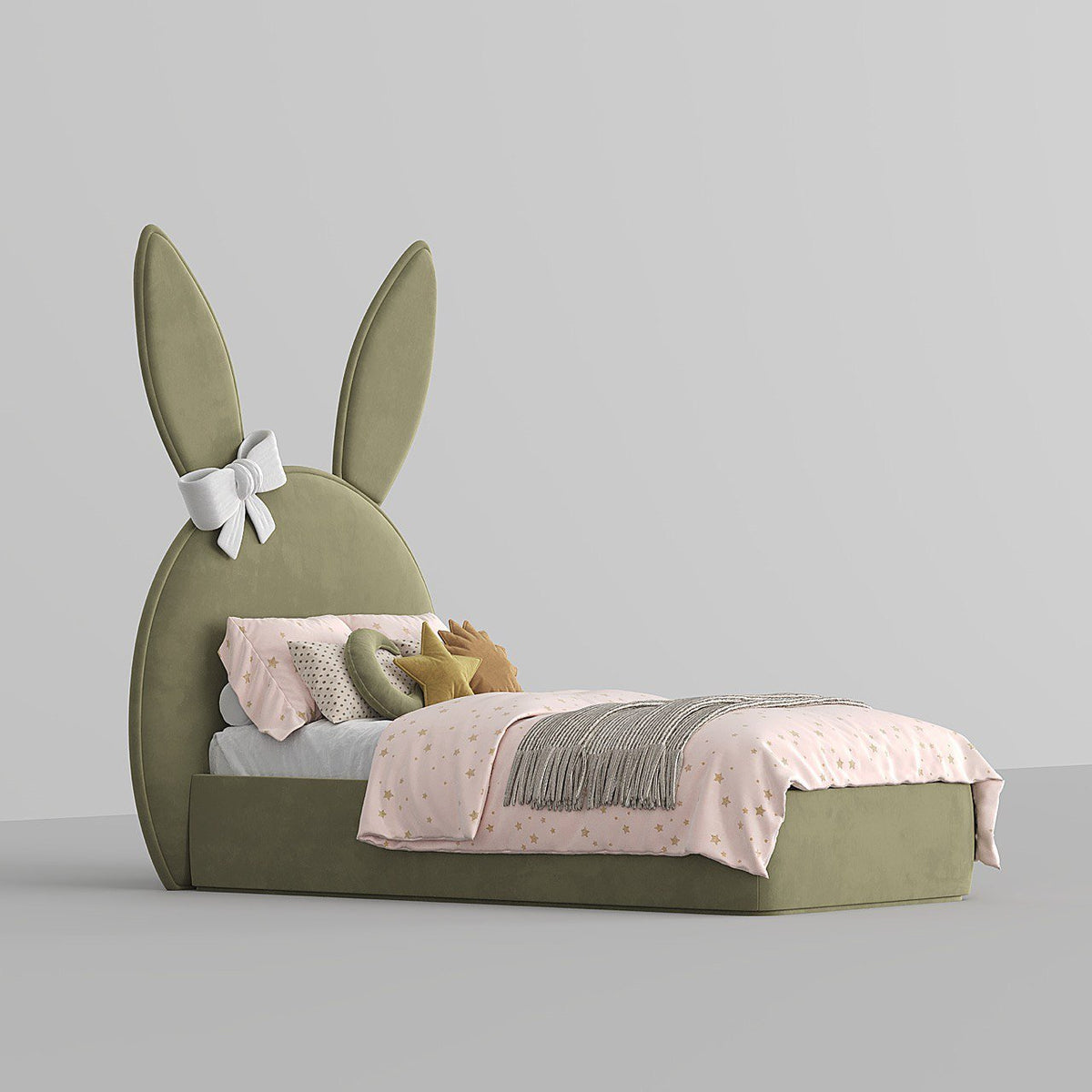 MAPLE HOME Custom Upholstered Bed Frame ¨C Modern Style with Leather/Velvet/Fabric Options
