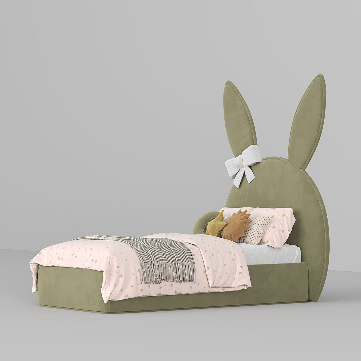 MAPLE HOME Custom Upholstered Bed Frame ¨C Modern Style with Leather/Velvet/Fabric Options