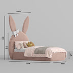 MAPLE HOME Custom Upholstered Bed Frame ¨C Modern Style with Leather/Velvet/Fabric Options
