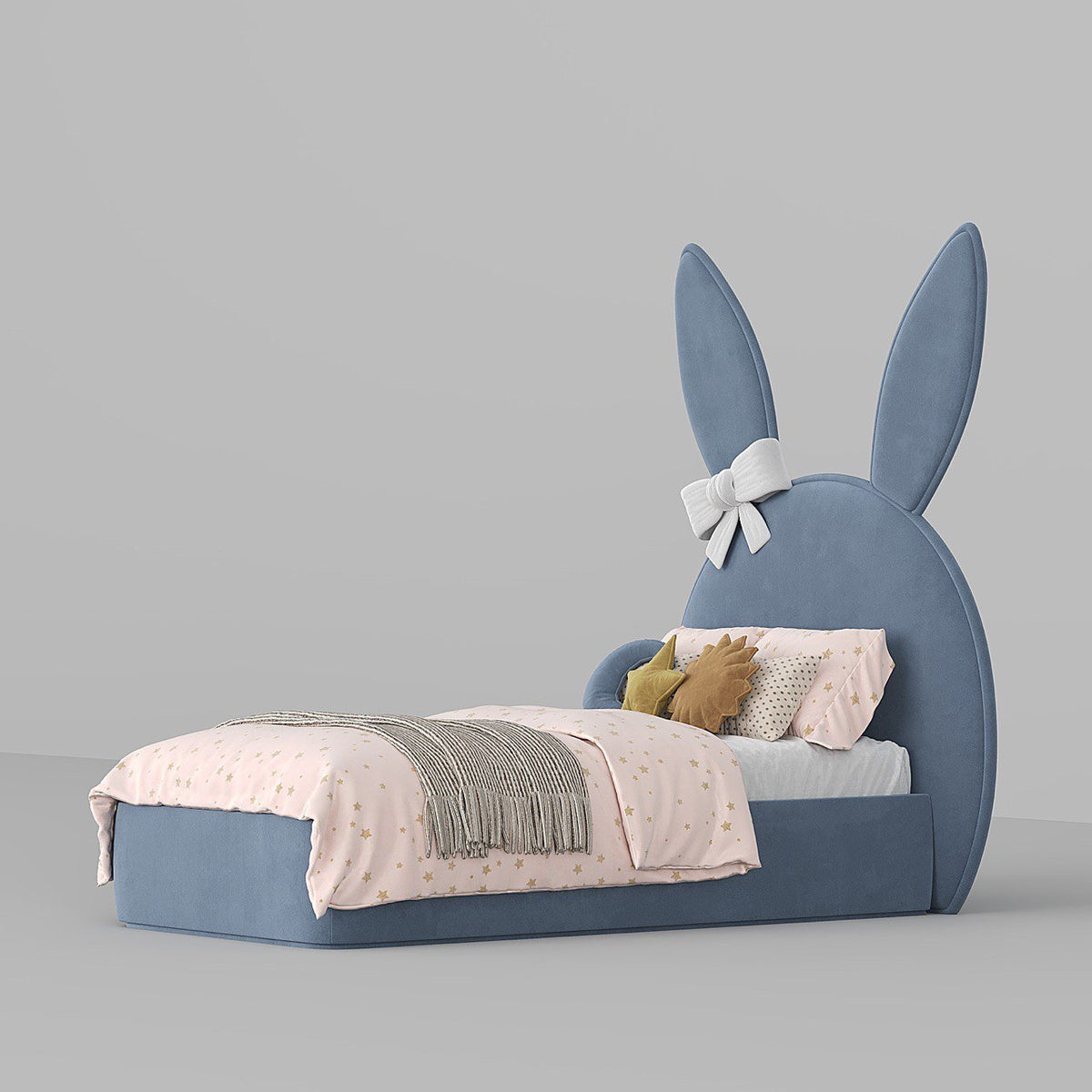 MAPLE HOME Custom Upholstered Bed Frame ¨C Modern Style with Leather/Velvet/Fabric Options