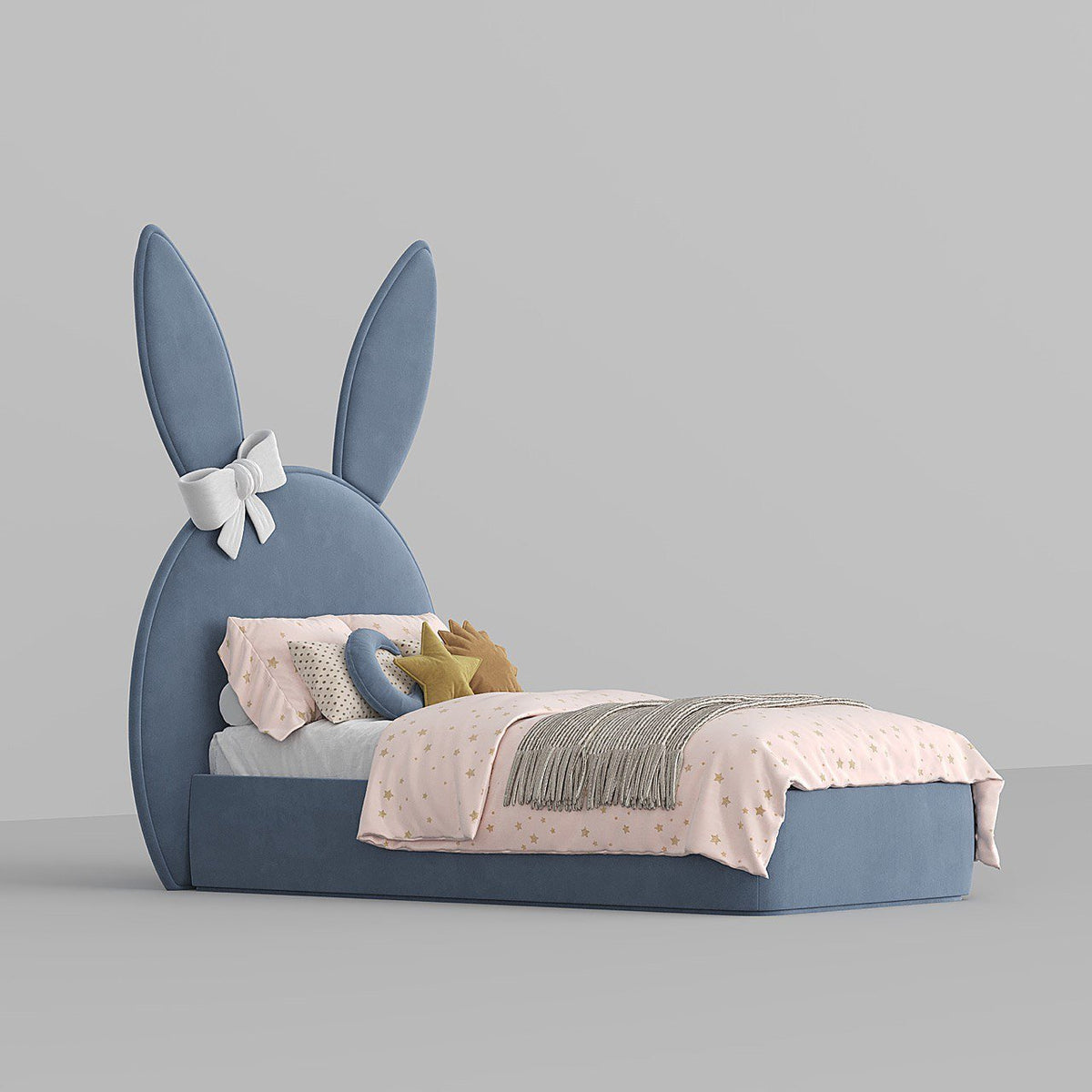 MAPLE HOME Custom Upholstered Bed Frame ¨C Modern Style with Leather/Velvet/Fabric Options