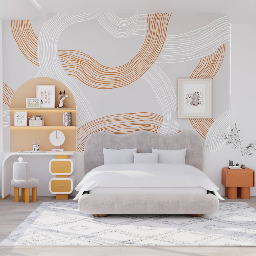MAPLE HOME Custom Upholstered Bed Frame ¨C Modern Style with Leather/Velvet/Fabric Options