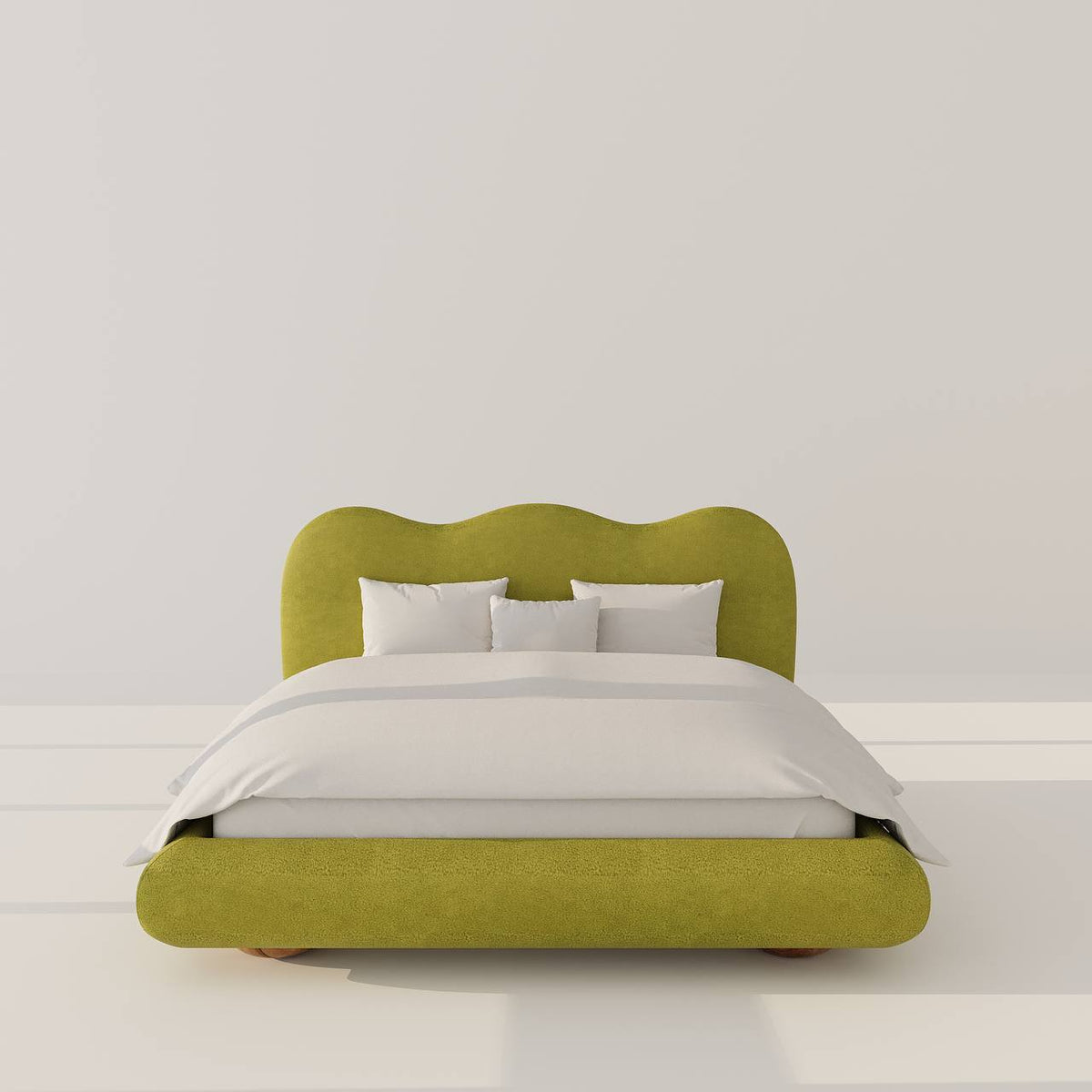 MAPLE HOME Custom Upholstered Bed Frame ¨C Modern Style with Leather/Velvet/Fabric Options