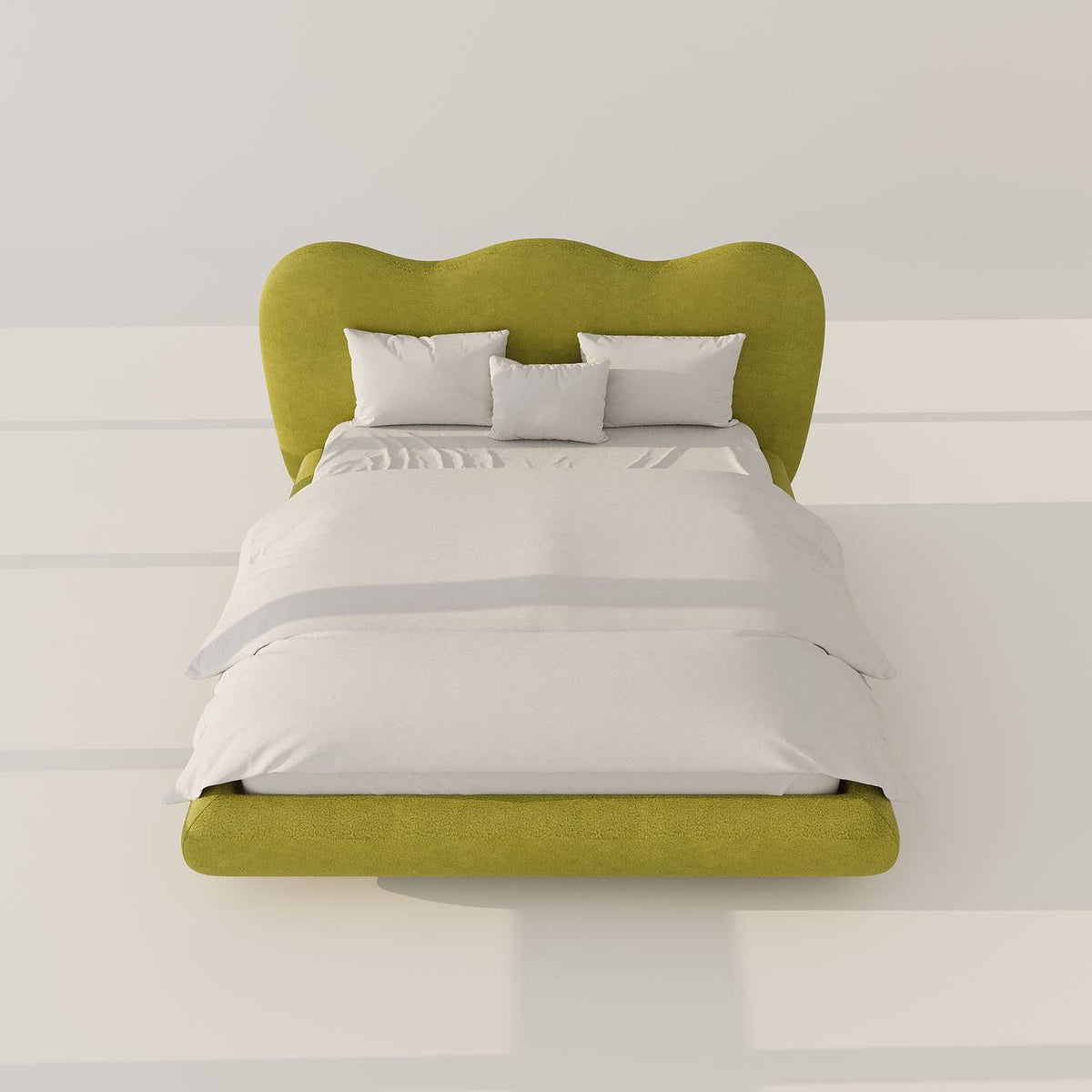 MAPLE HOME Custom Upholstered Bed Frame ¨C Modern Style with Leather/Velvet/Fabric Options