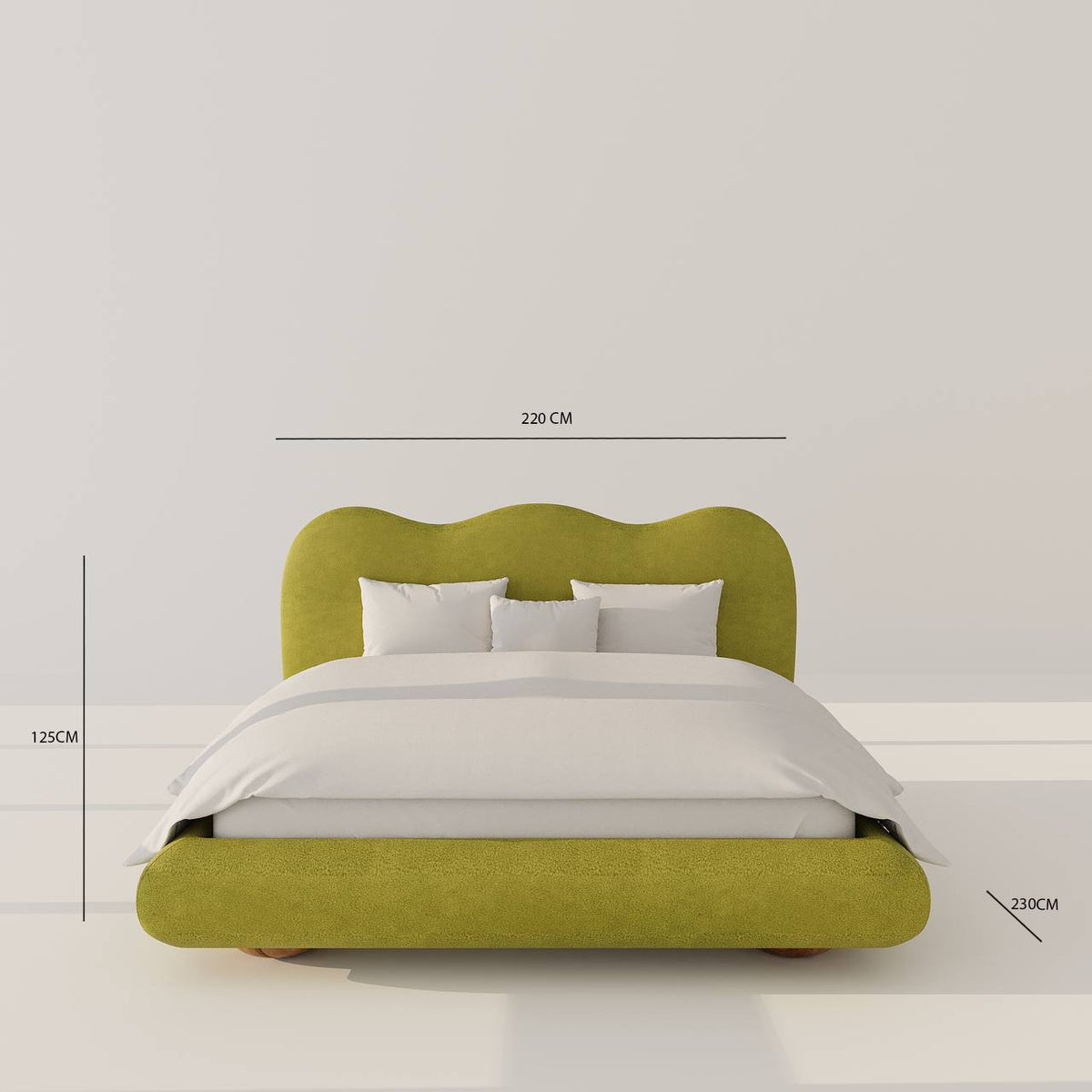 MAPLE HOME Custom Upholstered Bed Frame ¨C Modern Style with Leather/Velvet/Fabric Options