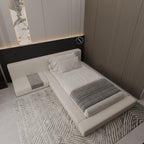 MAPLE HOME Custom Upholstered Bed Frame ¨C Modern Style with Leather/Velvet/Fabric Options