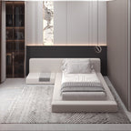 MAPLE HOME Custom Upholstered Bed Frame ¨C Modern Style with Leather/Velvet/Fabric Options
