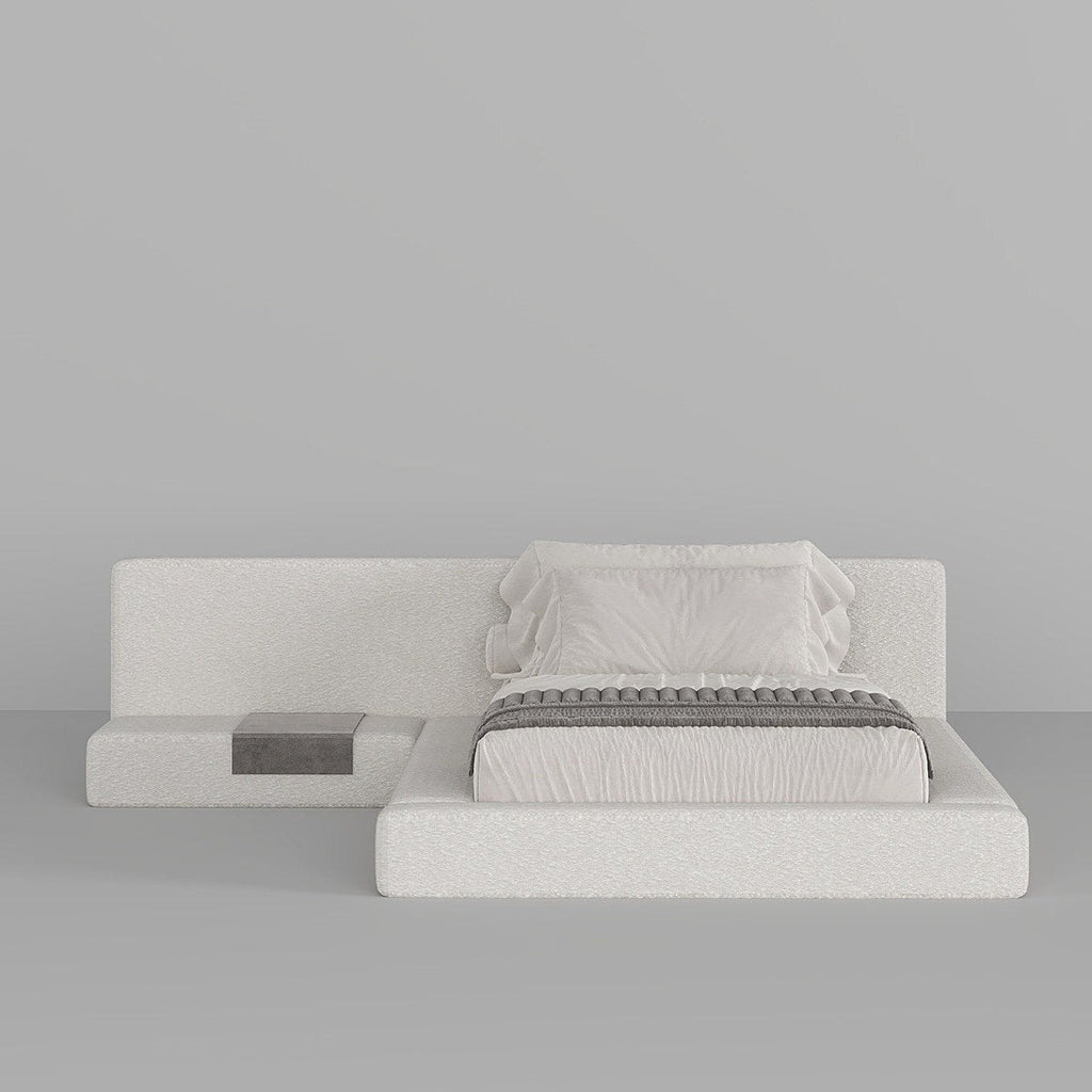 MAPLE HOME Custom Upholstered Bed Frame ¨C Modern Style with Leather/Velvet/Fabric Options