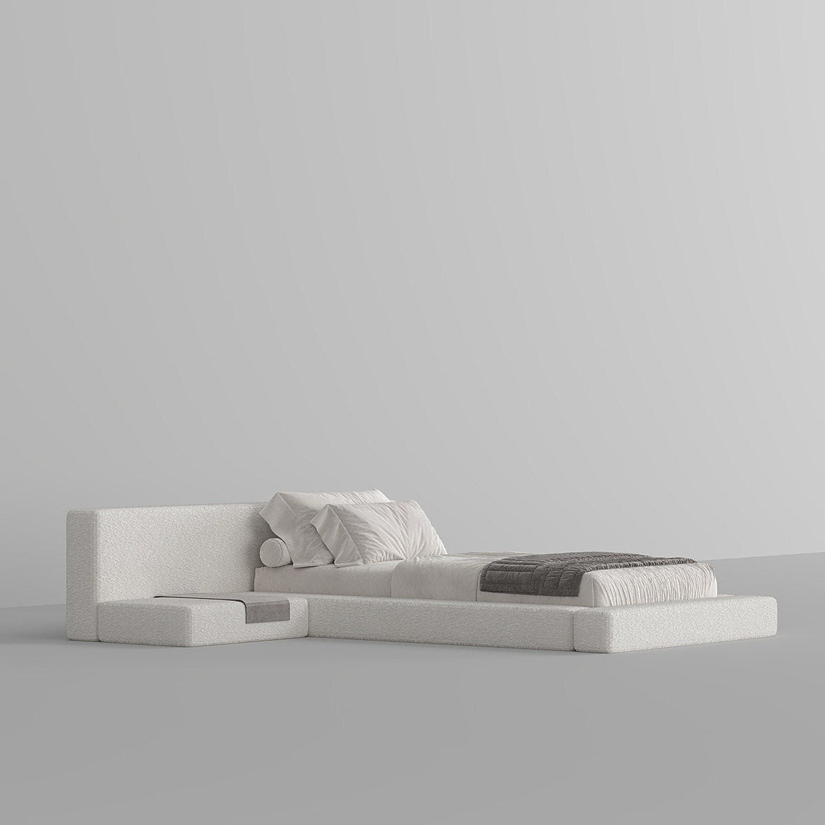 MAPLE HOME Custom Upholstered Bed Frame ¨C Modern Style with Leather/Velvet/Fabric Options