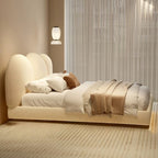 Maple Home Upholstered Bed Frame ¨C Custom Sizes & Colors, Vertical Stripes, UAE-Made