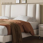 Maple Home Upholstered Bed Frame ¨C Custom Sizes & Colors, Vertical Stripes, UAE-Made