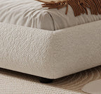 Maple Home Upholstered Bed Frame ¨C Custom Sizes & Colors, Vertical Stripes, UAE-Made