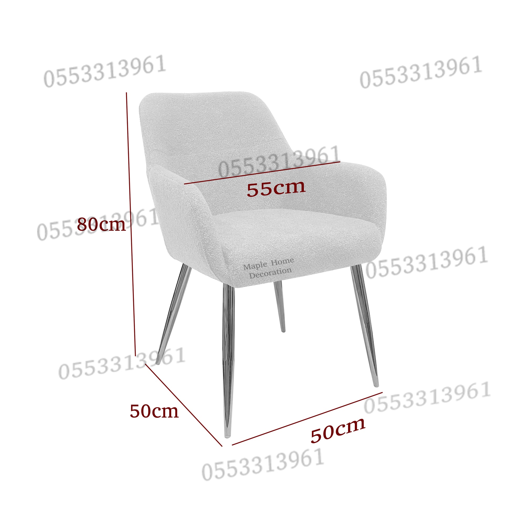 Dining Chairs Velvet Cushion Seat Chair Stainless Steel Golden Legs Dining Room Chair