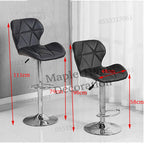 Adjustable Height Swivel Bar Stool Rotation, Stylish & Versatile Seating