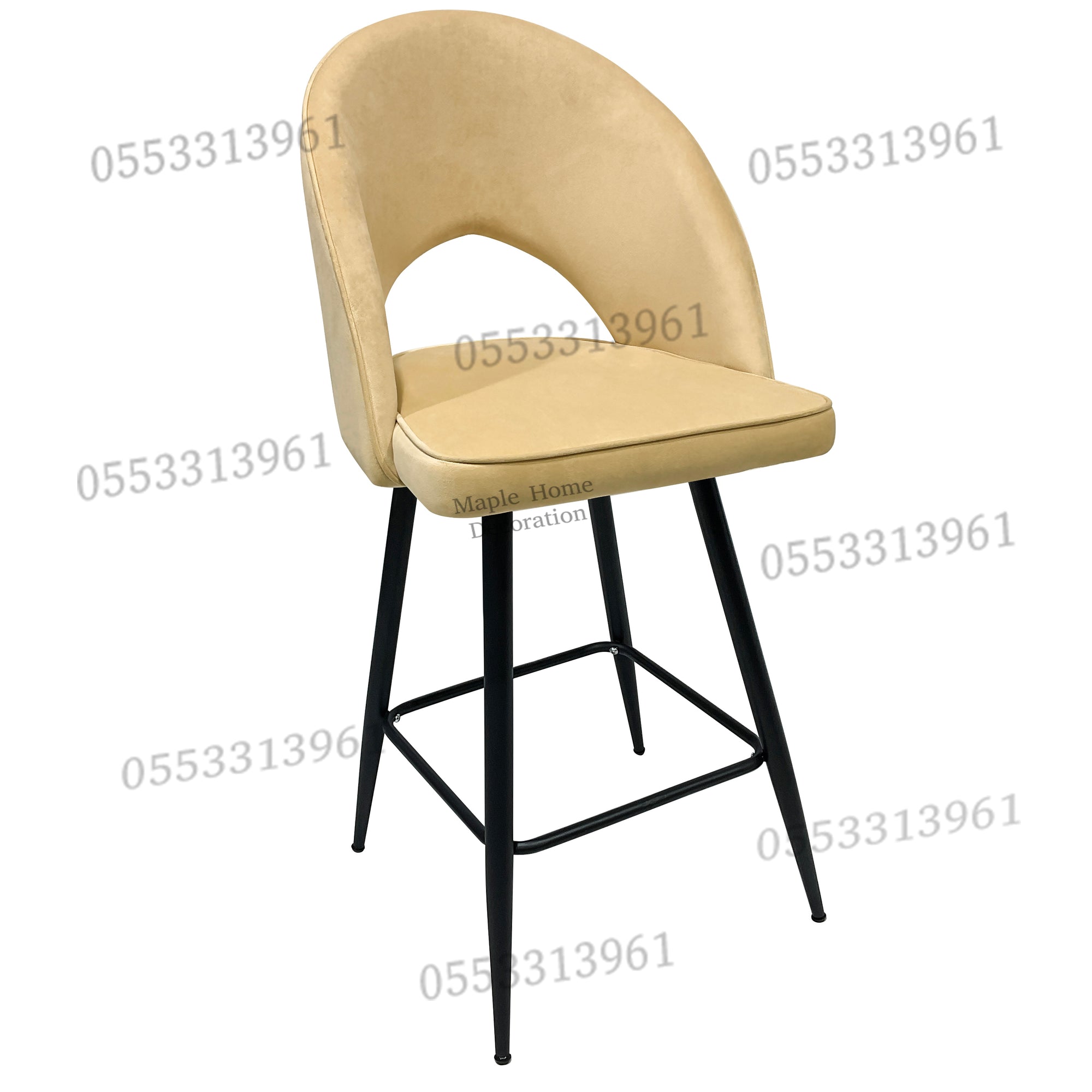 High Bar Stool 75cm Legs Stable Stylish Seating