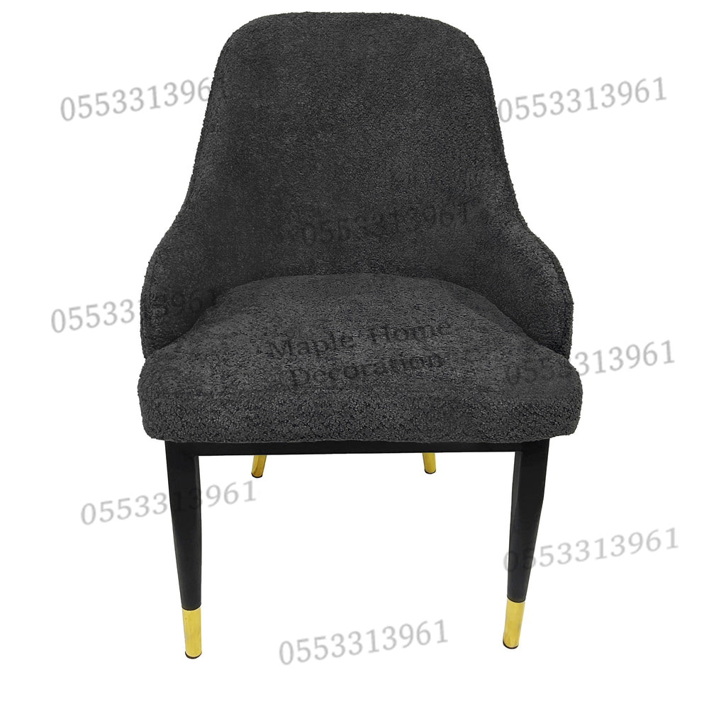 Dining Chairs Velvet Cushion Seat Chair Stainless Steel Golden Legs Dining Room Chair