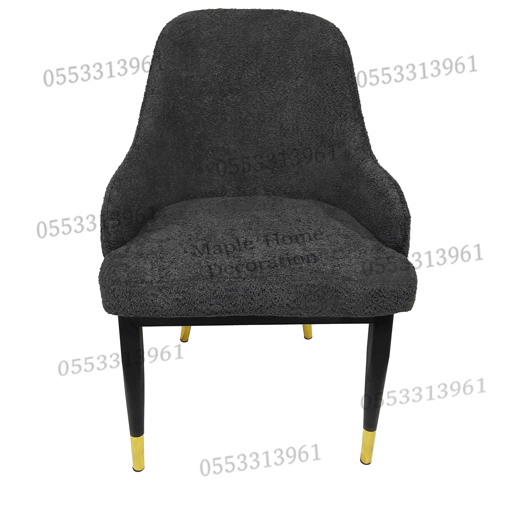 Dining Chairs Velvet Cushion Seat Chair Stainless Steel Golden Legs Dining Room Chair