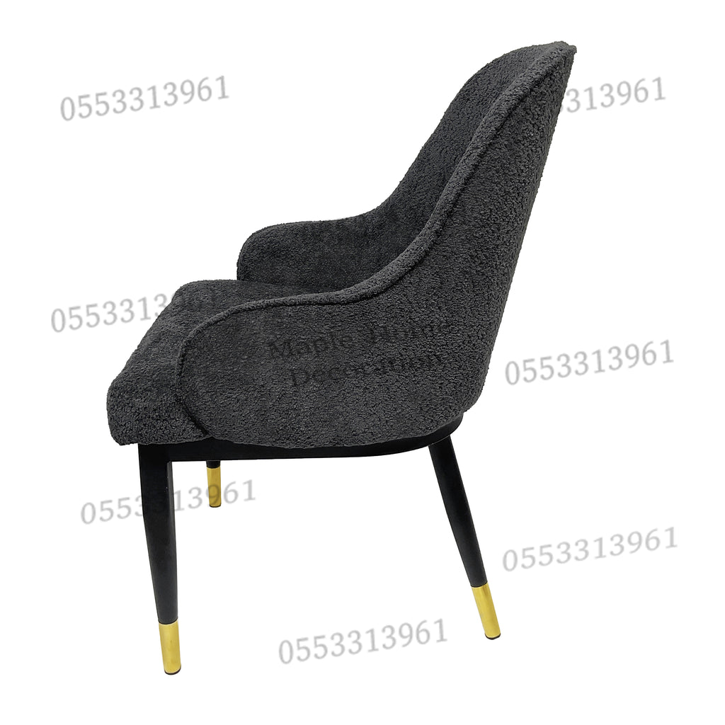 Dining Chairs Velvet Cushion Seat Chair Stainless Steel Golden Legs Dining Room Chair