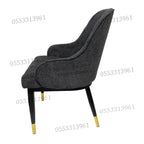 Dining Chairs Velvet Cushion Seat Chair Stainless Steel Golden Legs Dining Room Chair
