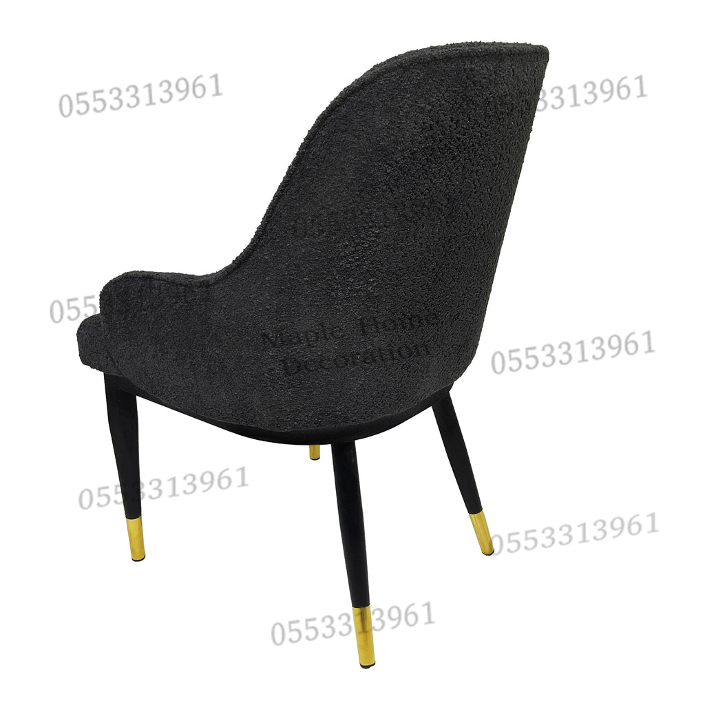 Dining Chairs Velvet Cushion Seat Chair Stainless Steel Golden Legs Dining Room Chair