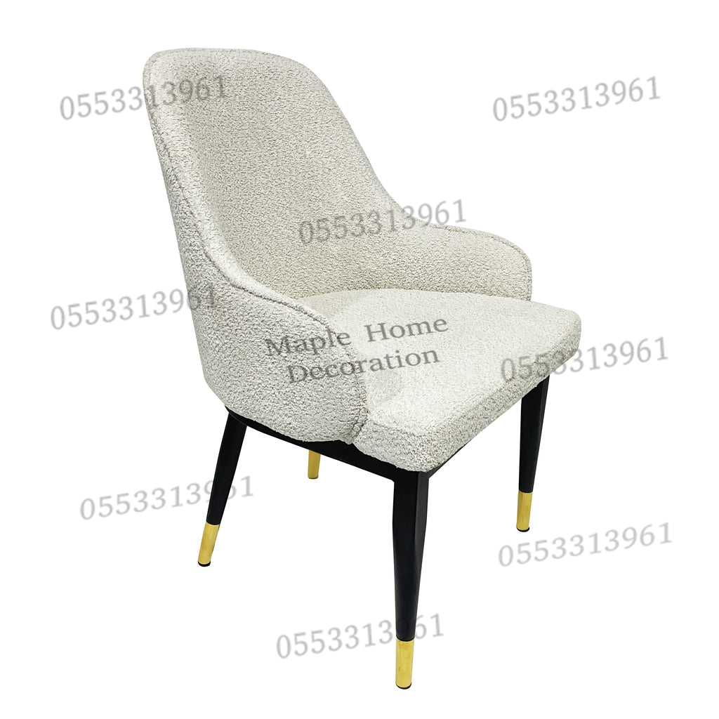 Dining Chairs Velvet Cushion Seat Chair Stainless Steel Golden Legs Dining Room Chair