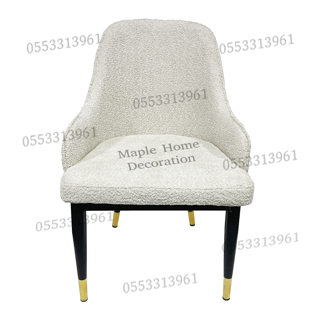 Dining Chairs Velvet Cushion Seat Chair Stainless Steel Golden Legs Dining Room Chair
