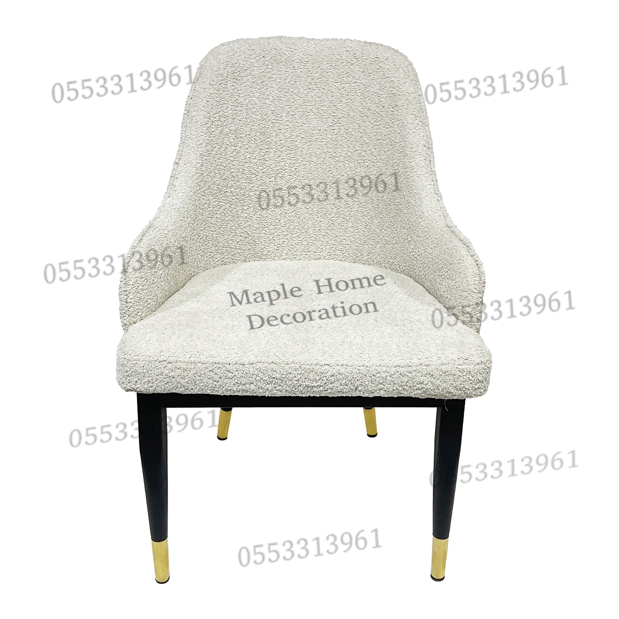 Dining Chairs Velvet Cushion Seat Chair Stainless Steel Golden Legs Dining Room Chair