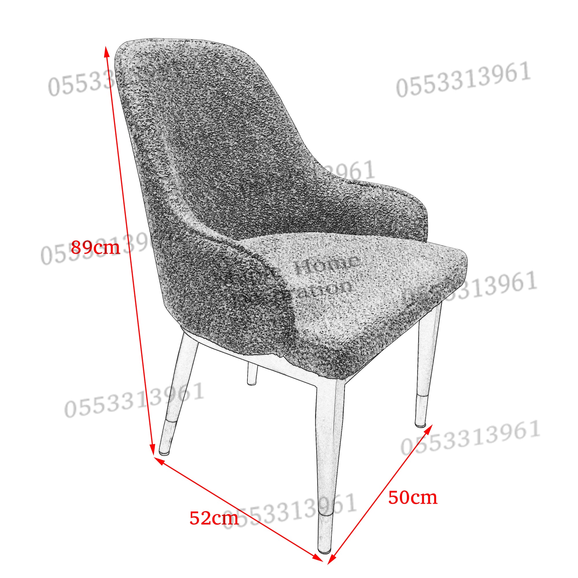 Dining Chairs Velvet Cushion Seat Chair Stainless Steel Golden Legs Dining Room Chair