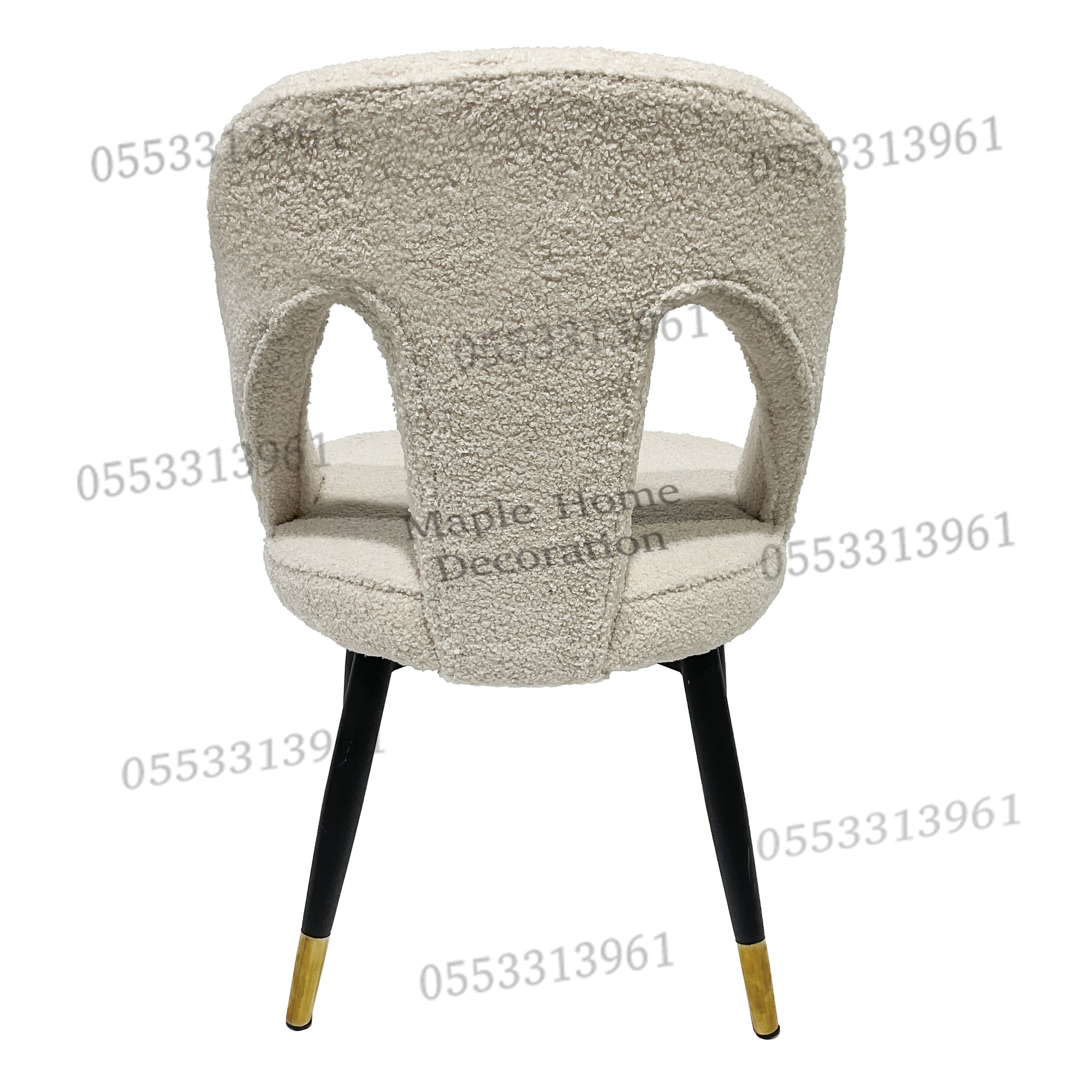 Dining Chairs Velvet Cushion Seat Chair Stainless Steel Golden Legs Dining Room Chair