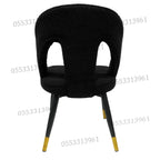 Dining Chairs Velvet Cushion Seat Chair Stainless Steel Golden Legs Dining Room Chair