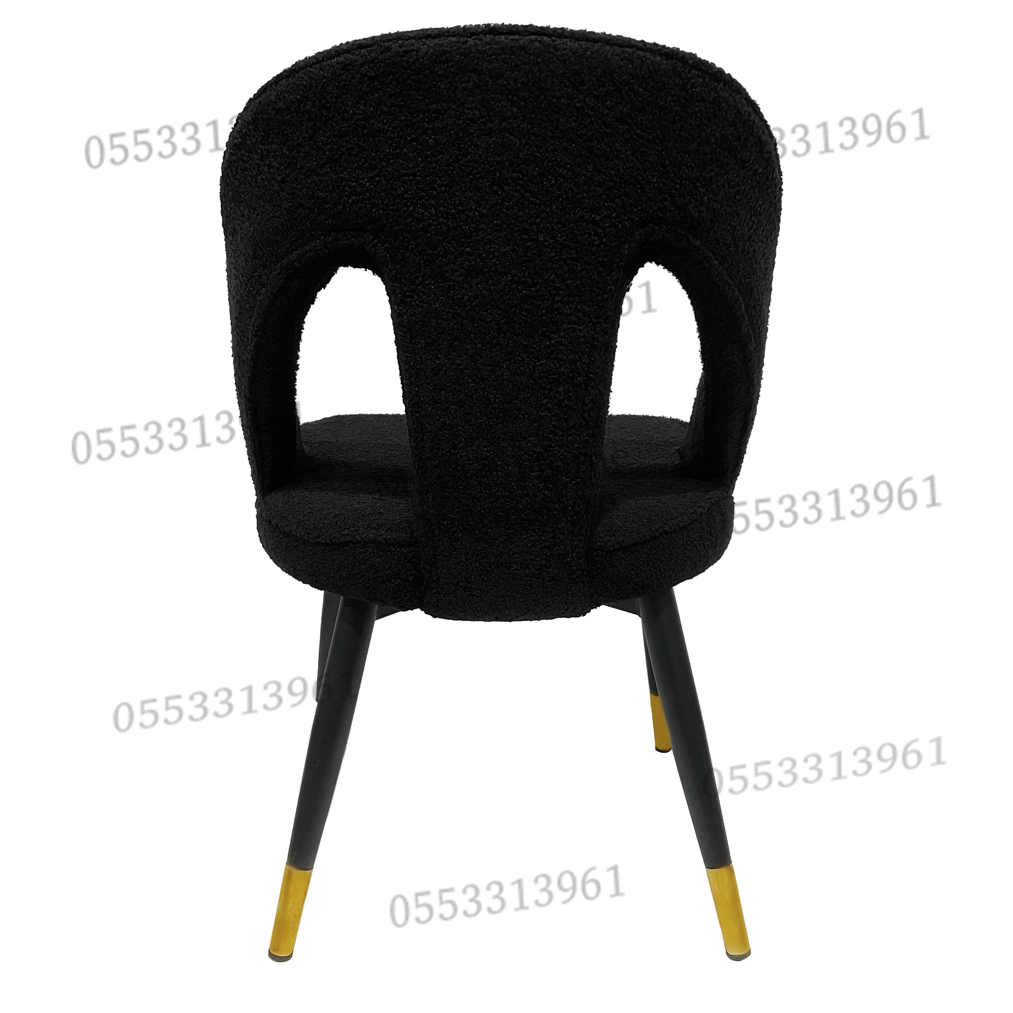 Dining Chairs Velvet Cushion Seat Chair Stainless Steel Golden Legs Dining Room Chair