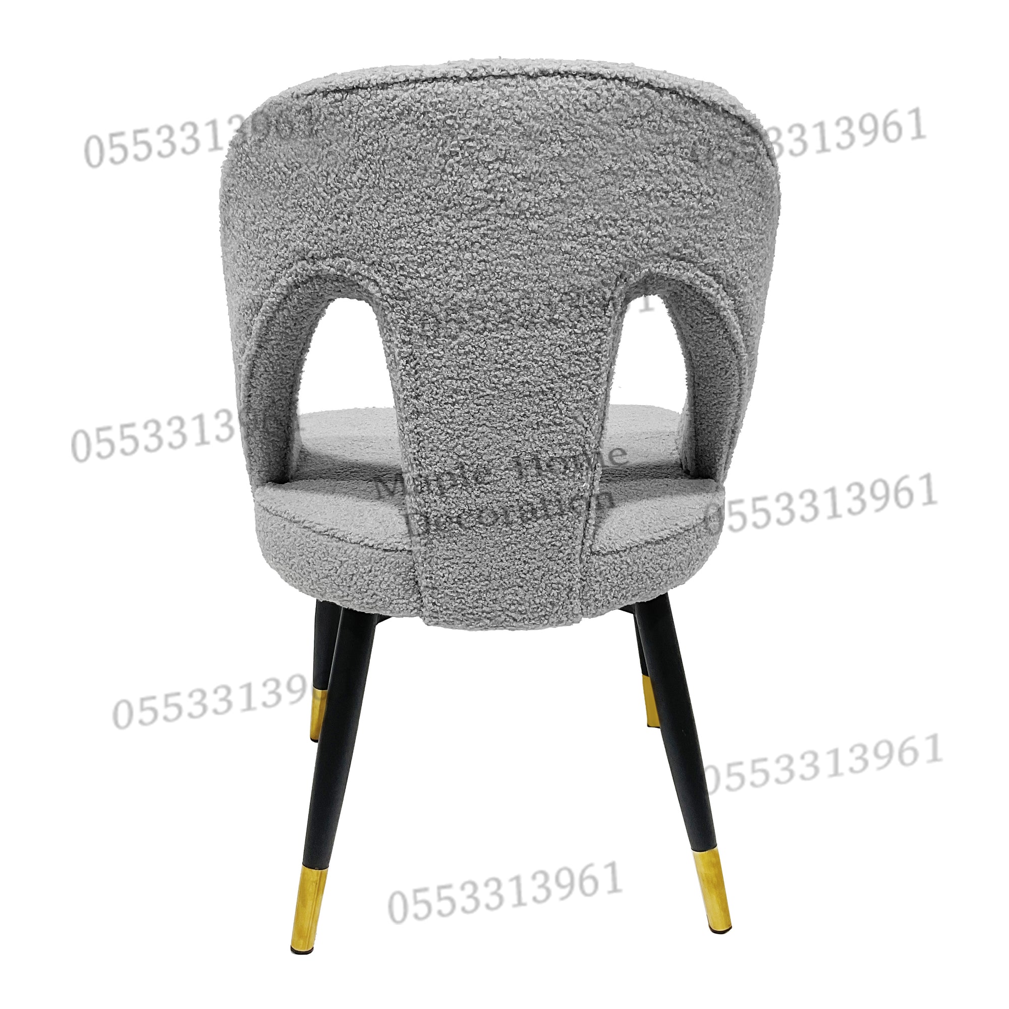 Dining Chairs Velvet Cushion Seat Chair Stainless Steel Golden Legs Dining Room Chair
