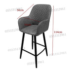 High Bar Stool 75cm Legs Stable Stylish Seating