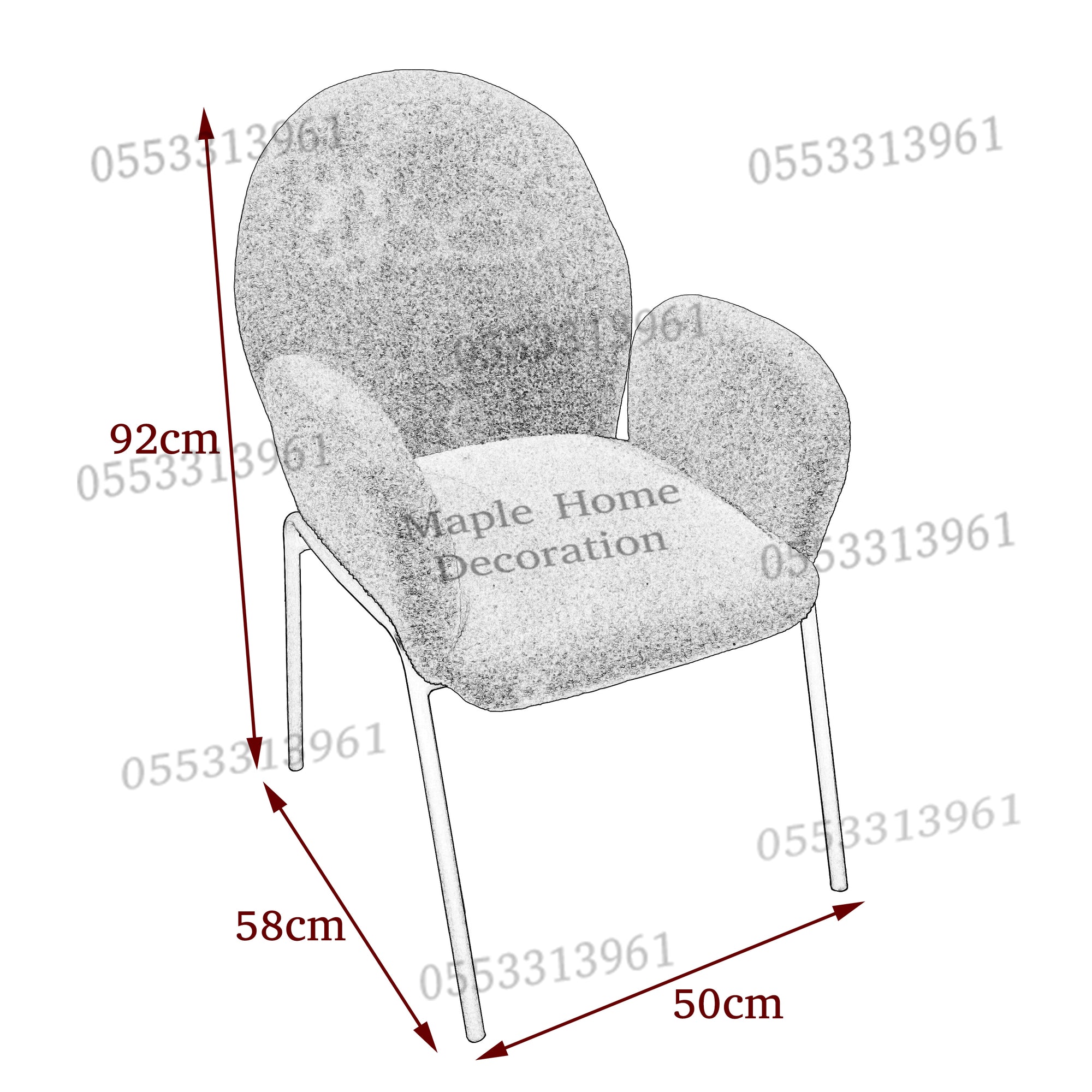 Dining Chairs Velvet Cushion Seat Chair Stainless Steel Golden Legs Dining Room Chair