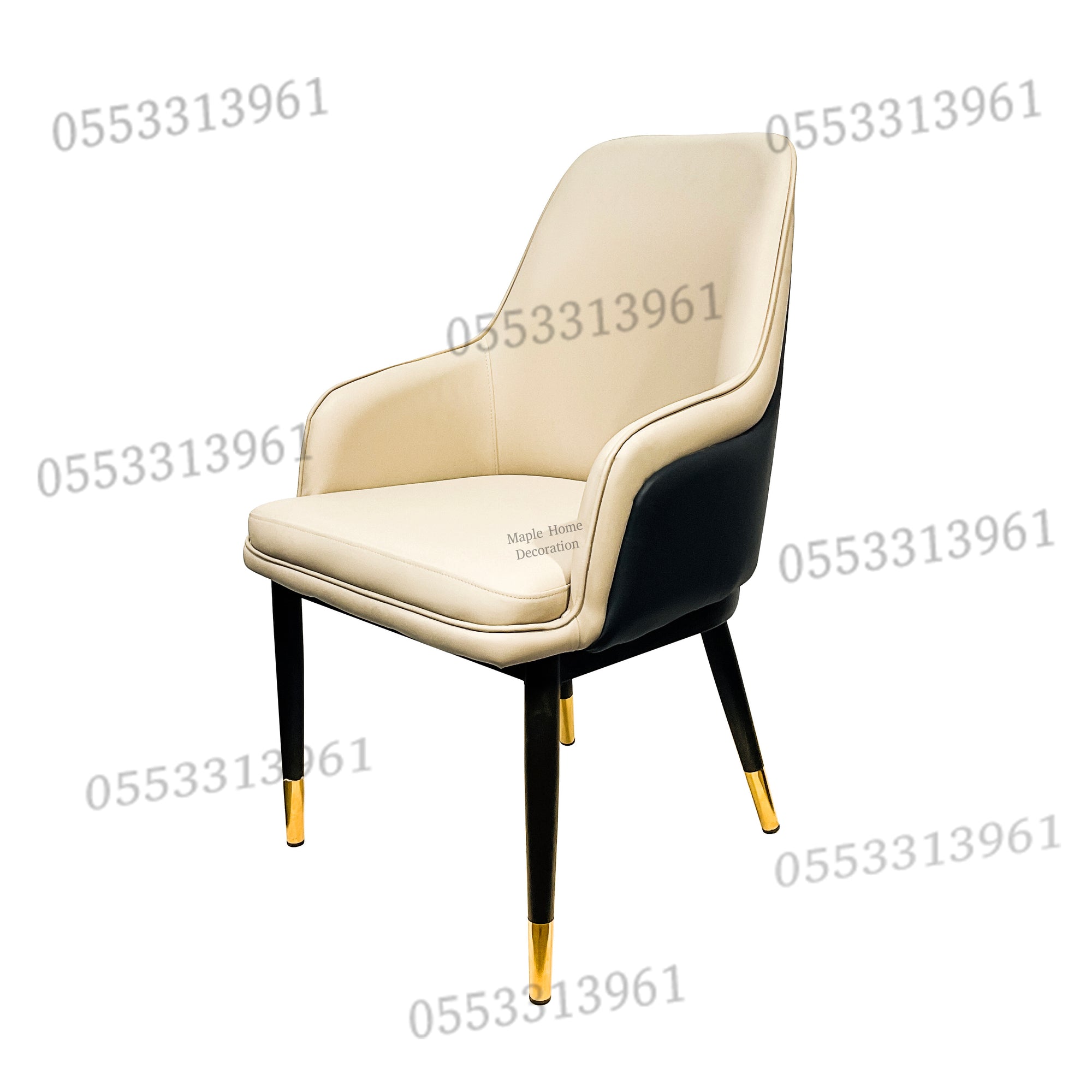 Dining Chairs Velvet Cushion Seat Chair Stainless Steel Golden Legs Dining Room Chair