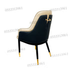 Dining Chairs Velvet Cushion Seat Chair Stainless Steel Golden Legs Dining Room Chair
