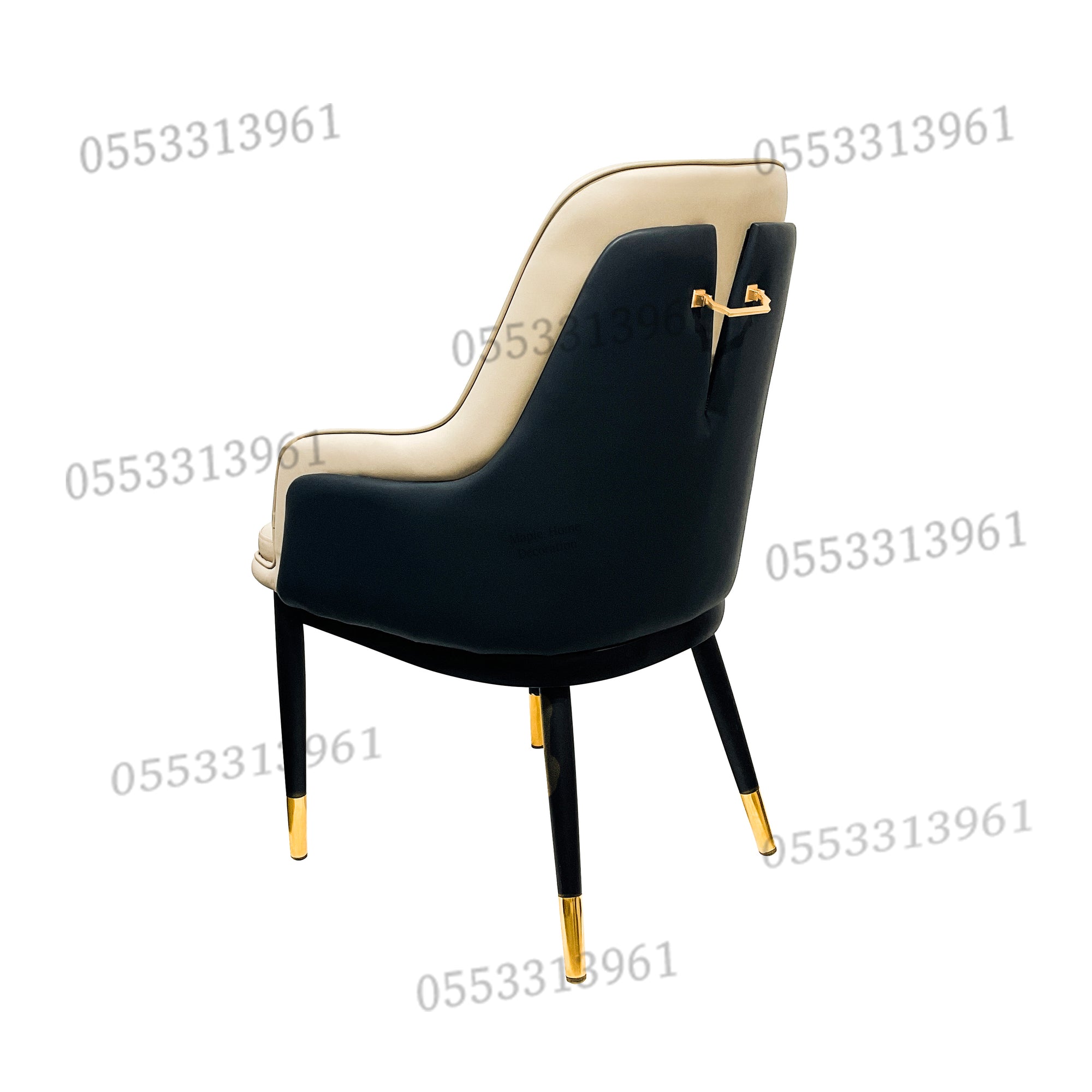 Dining Chairs Velvet Cushion Seat Chair Stainless Steel Golden Legs Dining Room Chair