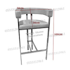 High Bar Stool 75cm Legs Stable Stylish Seating