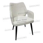 Dining Chairs Velvet Cushion Seat Chair Stainless Steel Golden Legs Dining Room Chair