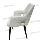 Dining Chairs Velvet Cushion Seat Chair Stainless Steel Golden Legs Dining Room Chair