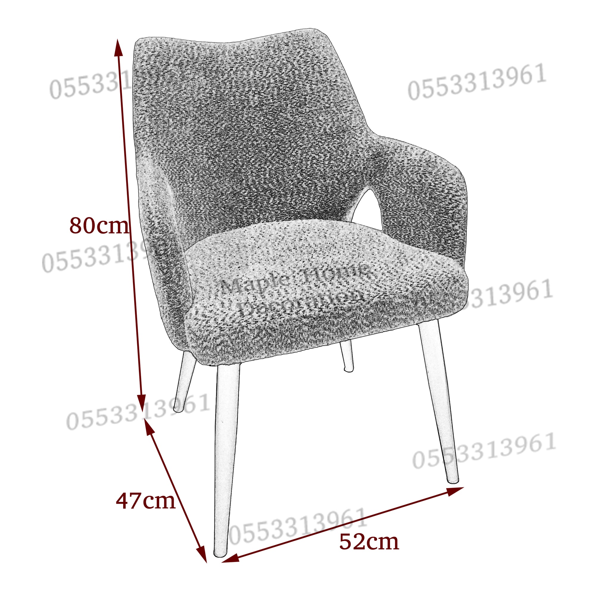 Dining Chairs Velvet Cushion Seat Chair Stainless Steel Golden Legs Dining Room Chair