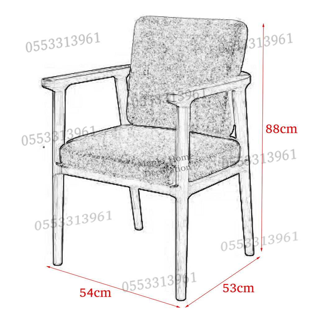 Dining Chairs Velvet Cushion Seat Restaurant Chair