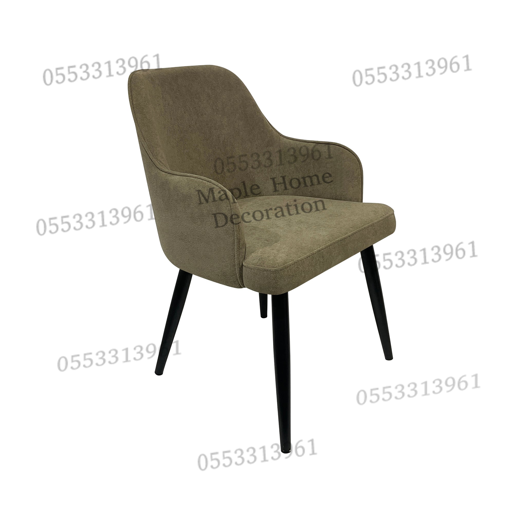 Dining Chairs Velvet Cushion Seat Chair Stainless Steel Golden Legs Dining Room Chair