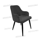 Dining Chairs Velvet Cushion Seat Chair Stainless Steel Golden Legs Dining Room Chair