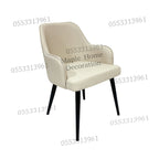 Dining Chairs Velvet Cushion Seat Chair Stainless Steel Golden Legs Dining Room Chair