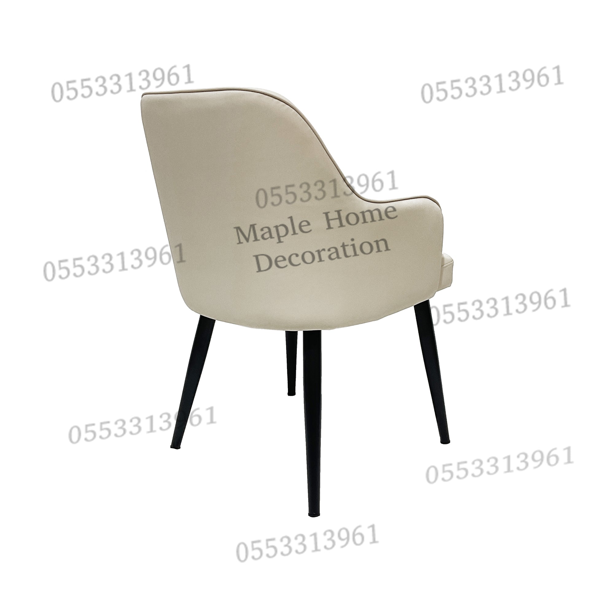 Dining Chairs Velvet Cushion Seat Chair Stainless Steel Golden Legs Dining Room Chair