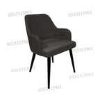 Dining Chairs Velvet Cushion Seat Chair Stainless Steel Golden Legs Dining Room Chair