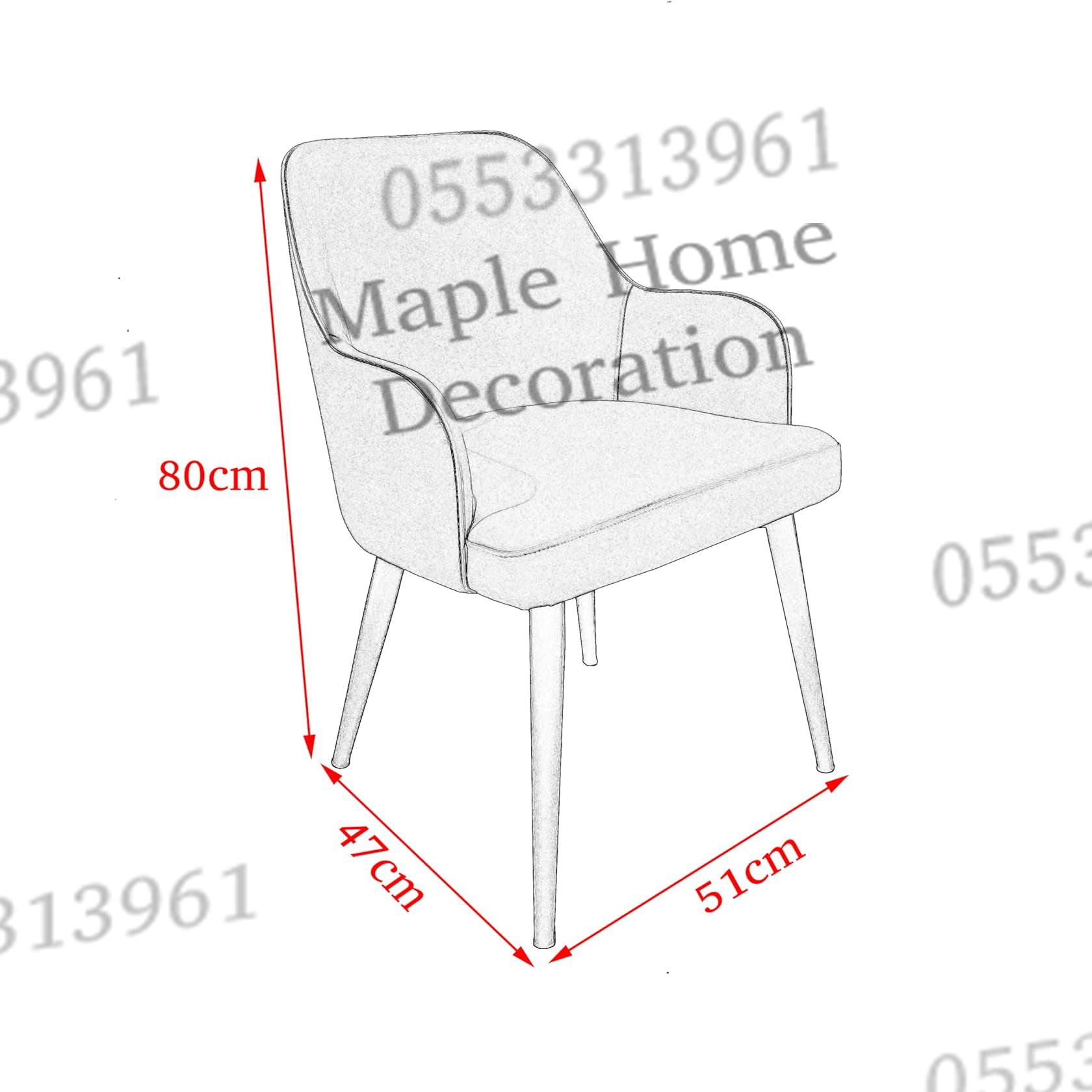 Dining Chairs Velvet Cushion Seat Chair Stainless Steel Golden Legs Dining Room Chair