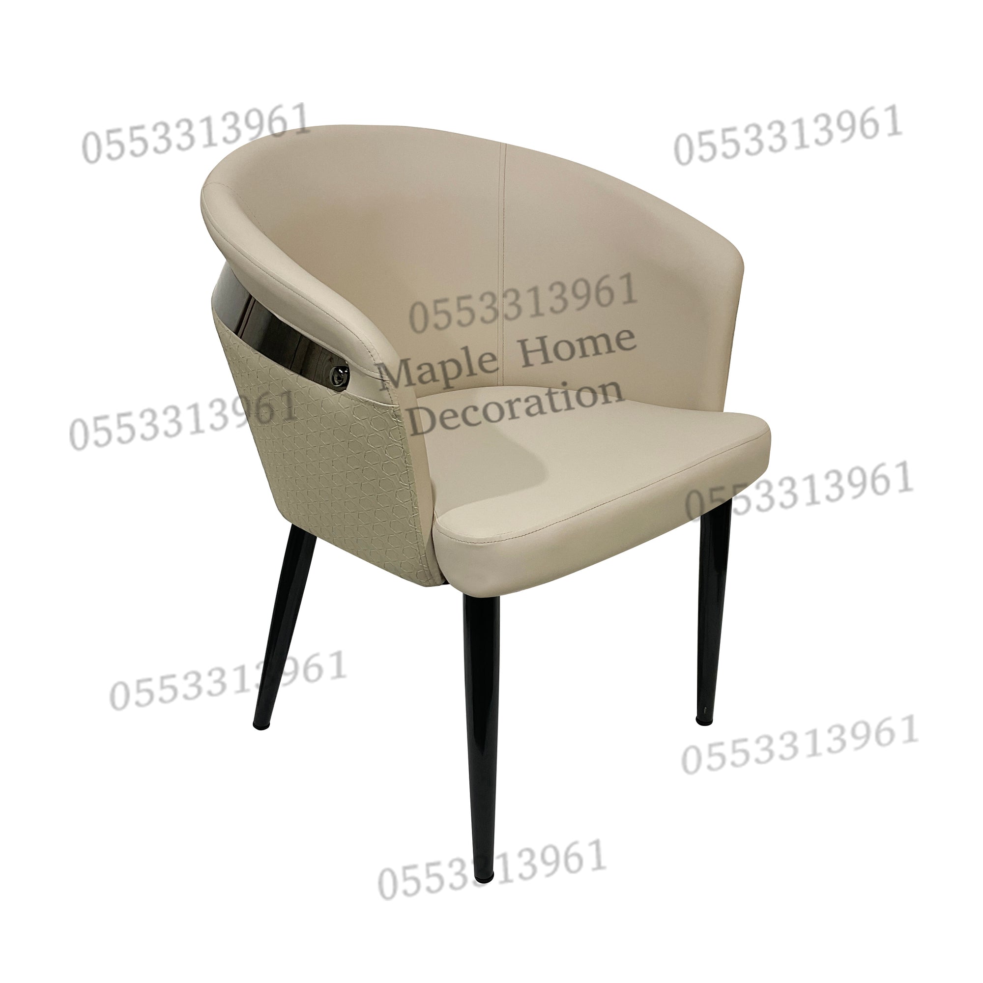 Dining Chairs Velvet Cushion Seat Chair Stainless Steel Golden Legs Dining Room Chair