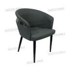 Dining Chairs Velvet Cushion Seat Chair Stainless Steel Golden Legs Dining Room Chair